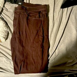 Brown PAIGE skinny jeans